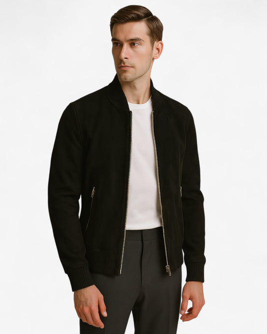 Classic Suede Bomber