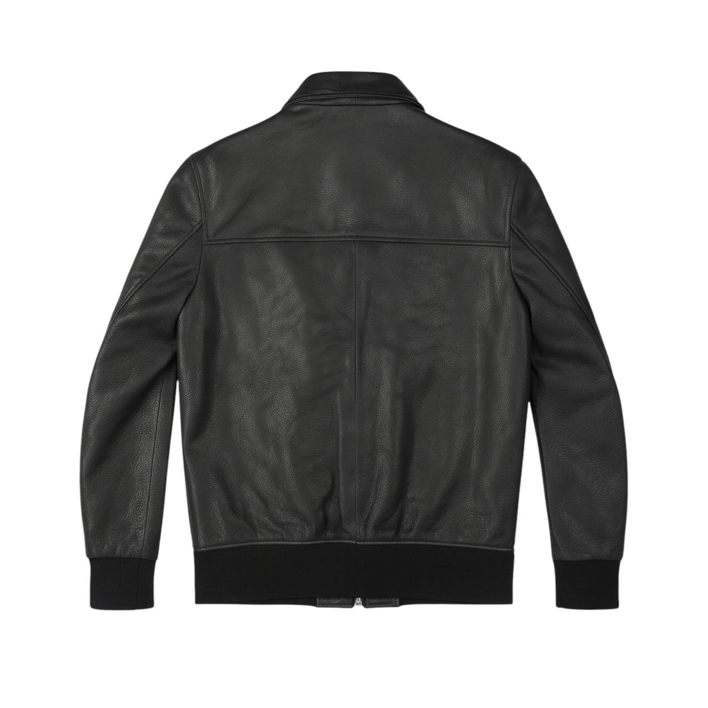 Aviator Bomber Leather Jacket